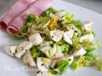 Imagine reteta Salata rapida cu ciuperci, malai si sunca